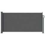 vidaXL Retračná bočná markíza Antracitová 300 x 100 cm Polyester