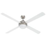 vidaXL Stropný ventilátor s osvetlením a diaľkovým ovládaním Ø 130 cm – Obrázok 3