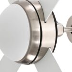 vidaXL Stropný ventilátor s osvetlením a diaľkovým ovládaním Ø 130 cm – Obrázok 8