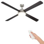 vidaXL Stropný ventilátor s osvetlením a diaľkovým ovládaním Ø 130 cm – Obrázok 2