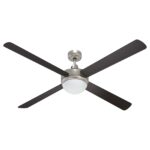 vidaXL Stropný ventilátor s osvetlením a diaľkovým ovládaním Ø 130 cm – Obrázok 3