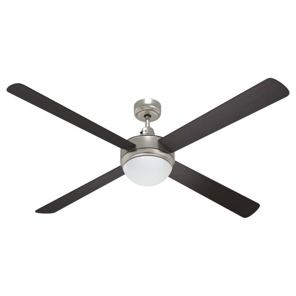 vidaXL Stropný ventilátor s osvetlením a diaľkovým ovládaním Ø 130 cm – Obrázok 3