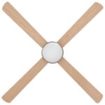 vidaXL Stropný ventilátor s osvetlením a diaľkovým ovládaním Ø 130 cm – Obrázok 4