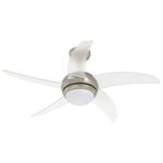 vidaXL Stropný ventilátor s osvetlením a diaľkovým ovládaním Ø 110 cm – Obrázok 3