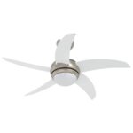 vidaXL Stropný ventilátor s osvetlením a diaľkovým ovládaním Ø 110 cm – Obrázok 3