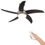 vidaXL Stropný ventilátor s osvetlením a diaľkovým ovládaním Ø 110 cm – Obrázok 2