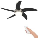 vidaXL Stropný ventilátor s osvetlením a diaľkovým ovládaním Ø 110 cm – Obrázok 2