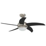 vidaXL Stropný ventilátor s osvetlením a diaľkovým ovládaním Ø 110 cm – Obrázok 4
