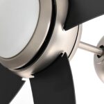 vidaXL Stropný ventilátor s osvetlením a diaľkovým ovládaním Ø 110 cm – Obrázok 8
