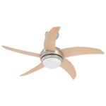 vidaXL Stropný ventilátor s osvetlením a diaľkovým ovládaním Ø 110 cm – Obrázok 3