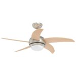 vidaXL Stropný ventilátor s osvetlením a diaľkovým ovládaním Ø 110 cm – Obrázok 4