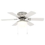 vidaXL Stropný ventilátor s osvetlením Ø 82 cm Biela – Obrázok 2