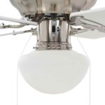 vidaXL Stropný ventilátor s osvetlením Ø 82 cm Biela – Obrázok 6