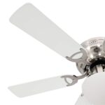 vidaXL Stropný ventilátor s osvetlením Ø 82 cm Biela – Obrázok 7