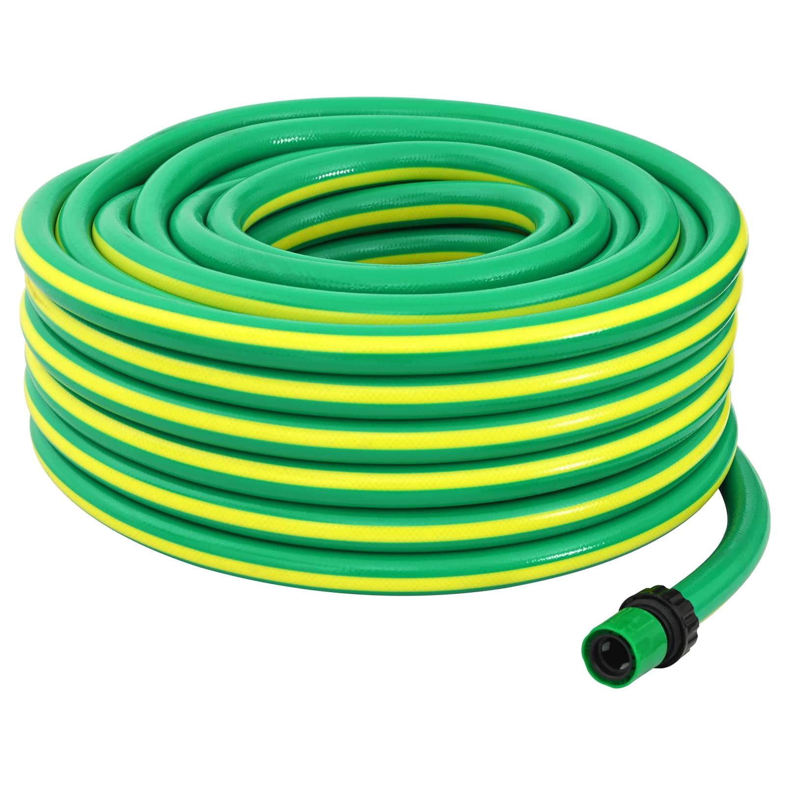 42035819_1.jpg vidaXL Záhradná hadica 5-vrstvová Zelená a žltá 1 / 2'' 100 m PVC – Obrázok 1