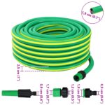 vidaXL Záhradná hadica 5-vrstvová Zelená a žltá 3 / 4'' 10 m PVC – Obrázok 11