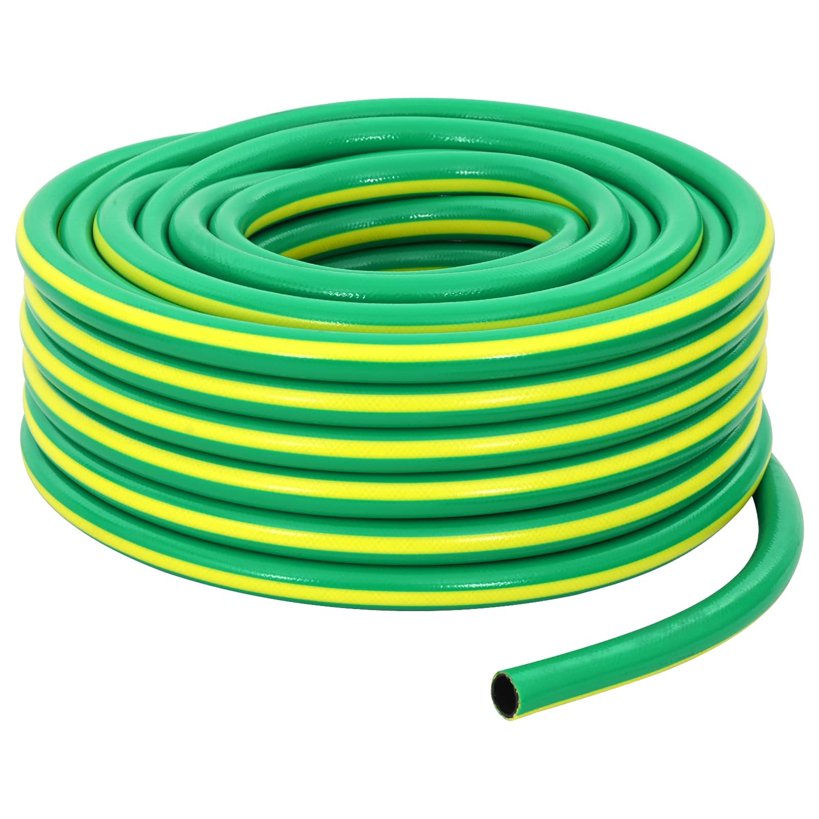 42035826_1.jpg vidaXL Záhradná hadica 5-vrstvová Zelená a žltá 3 / 4'' 30 m PVC – Obrázok 1