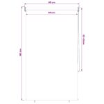 vidaXL Vonkajšia roleta s blokovaním UV žiarenia 90% 60 x 140 cm HDPE – Obrázok 13