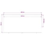 vidaXL Vonkajšia roleta s blokovaním UV žiarenia 90% 400 x 140 cm HDPE – Obrázok 13