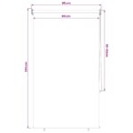 vidaXL Vonkajšia roleta s blokovaním UV žiarenia 90% 60 x 230 cm HDPE – Obrázok 13
