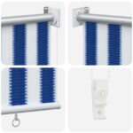 vidaXL Vonkajšia roleta s blokovaním UV žiarenia 90% 60 x 230 cm HDPE – Obrázok 6