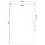 vidaXL Vonkajšia roleta s blokovaním UV žiarenia 90% 80 x 230 cm HDPE – Obrázok 13