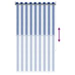 vidaXL Vonkajšia roleta s blokovaním UV žiarenia 90% 80 x 230 cm HDPE – Obrázok 9