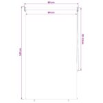 vidaXL Vonkajšia roleta s blokovaním UV žiarenia 90% Hnedá 60 x 140 cm – Obrázok 13