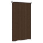vidaXL Vonkajšia roleta s blokovaním UV žiarenia 90% Hnedá 60 x 140 cm – Obrázok 5