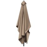 vidaXL Záhradný slnečník 200 x 300 cm Polyester Obdĺžnikový Sivohnedá – Obrázok 3