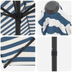 vidaXL Záhradný slnečník 200 x 300 cm Polyester Obdĺžnikový – Obrázok 5