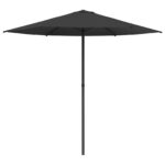 vidaXL Záhradný slnečník 230 x 230 cm Polyester Obdĺžnikový – Obrázok 2