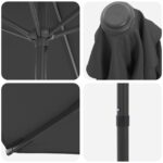 vidaXL Záhradný slnečník 230 x 230 cm Polyester Obdĺžnikový – Obrázok 5