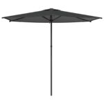 vidaXL Záhradný slnečník 270 x 270 cm Polyester Obdĺžnikový – Obrázok 2