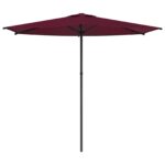 vidaXL Záhradný slnečník 270 x 270 cm Polyester Obdĺžnikový – Obrázok 2