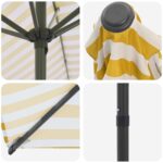 vidaXL Záhradný slnečník 270 x 270 cm Polyester Obdĺžnikový – Obrázok 6