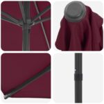 vidaXL Záhradný slnečník 300 x 300 cm Polyester Obdĺžnikový – Obrázok 5