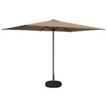 vidaXL Záhradný slnečník s podstavcom 200 x 300 cm Polyester – Obrázok 2
