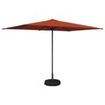 vidaXL Záhradný slnečník s podstavcom 200 x 300 cm Polyester – Obrázok 2