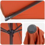 vidaXL Záhradný slnečník s podstavcom 200 x 300 cm Polyester – Obrázok 5