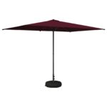 vidaXL Záhradný slnečník s podstavcom 200 x 300 cm Polyester – Obrázok 2