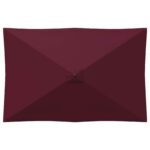vidaXL Záhradný slnečník s podstavcom 200 x 300 cm Polyester – Obrázok 4