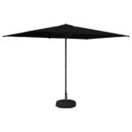 vidaXL Záhradný slnečník s podstavcom 200 x 300 cm Polyester – Obrázok 2