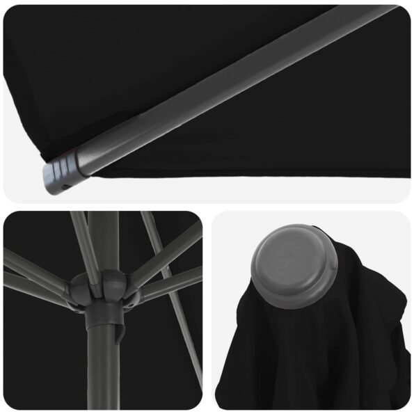 vidaXL Záhradný slnečník s podstavcom 200 x 300 cm Polyester – Obrázok 5