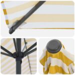 vidaXL Záhradný slnečník s podstavcom 200 x 300 cm Polyester – Obrázok 5