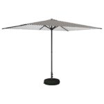 vidaXL Záhradný slnečník s podstavcom 200 x 300 cm Polyester – Obrázok 2