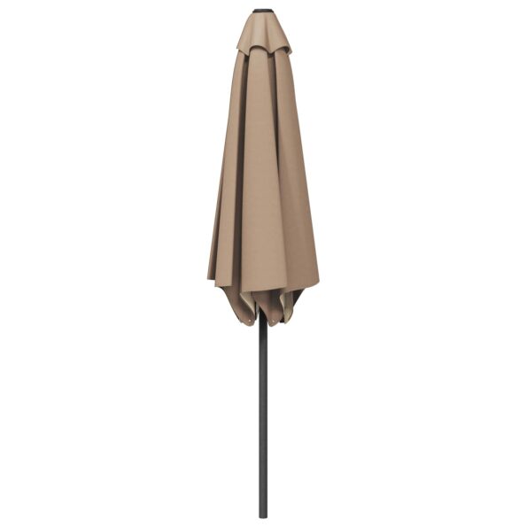 vidaXL Záhradný slnečník s podstavcom 230 x 230 cm Polyester – Obrázok 3