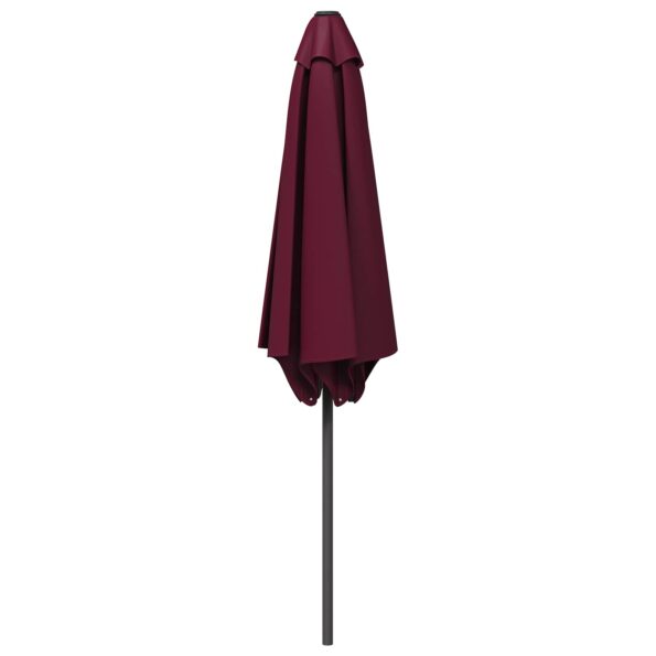 vidaXL Záhradný slnečník s podstavcom 230 x 230 cm Polyester – Obrázok 3