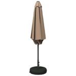 vidaXL Záhradný slnečník s podstavcom 270 x 270 cm Polyester – Obrázok 3