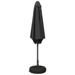 vidaXL Záhradný slnečník s podstavcom 270 x 270 cm Polyester – Obrázok 3